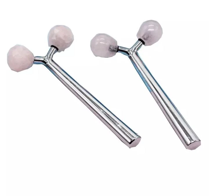 Natuurlijke Roze Rozenkwarts Facial Massager Jade Roller Set