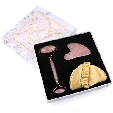Gezichtsmassage Ice Jade Roller en Gua Sha Facial Massage