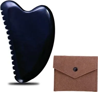 Hartkam Bian Stone Gua Sha Schrapende massagehulpmiddelen