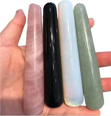 Natuurlijke kwartskristallen Jade Wands Massager