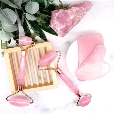 Huidverzorging natuurlijke jade roller dubbele kop gezichtsgereedschap