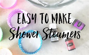 Basisrecept voor aromatherapie-douchestomer