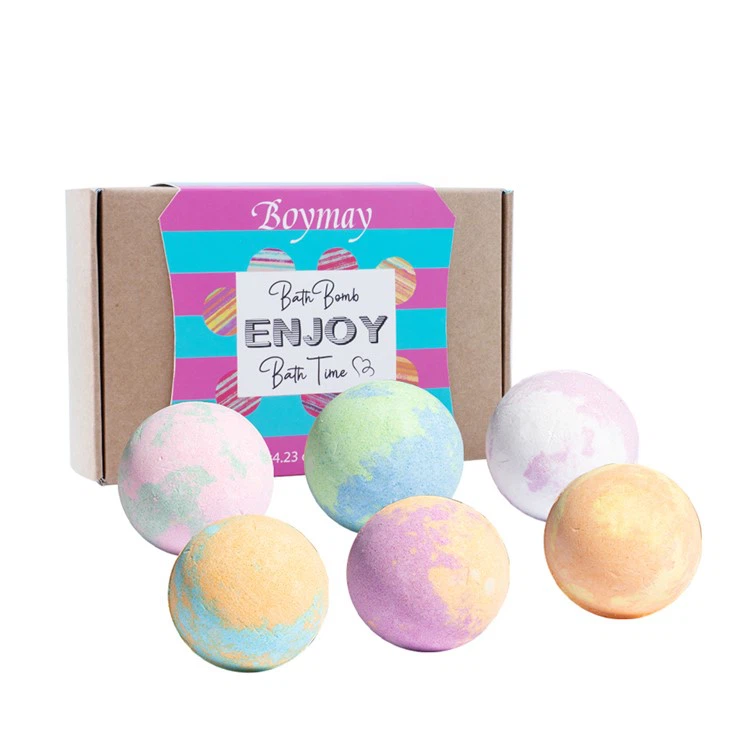 Biologische badbommen cadeau set