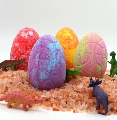 Dragon Egg Bath Bomb met speelgoed