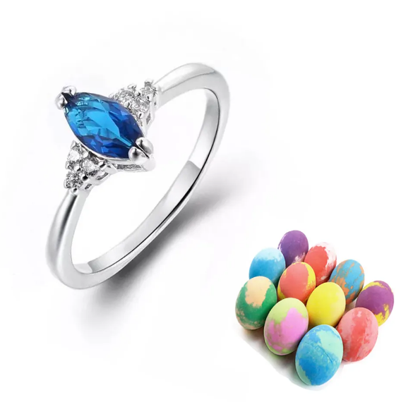 Badbommen met sterling zilveren ringen