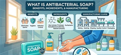 Wat is antibacteriële zeep? Voordelen, ingrediënten en productiegids