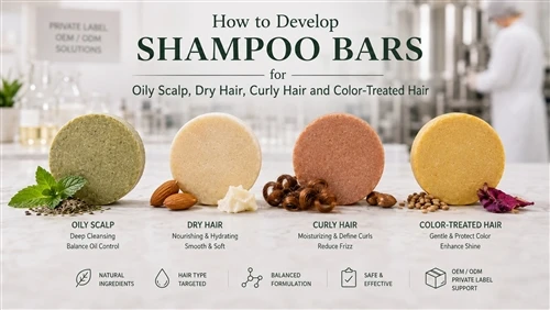 Hoe shampoobars te ontwikkelen voor een vette hoofdhuid, droog haar, krullend...