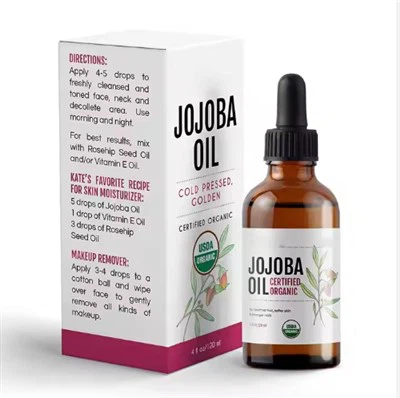 Koud geperst ongeraffineerde natuurlijke organische Jojoba -olie