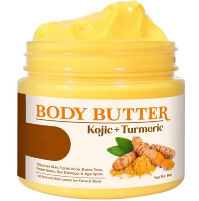Kurkuma en kojiczuur body butter